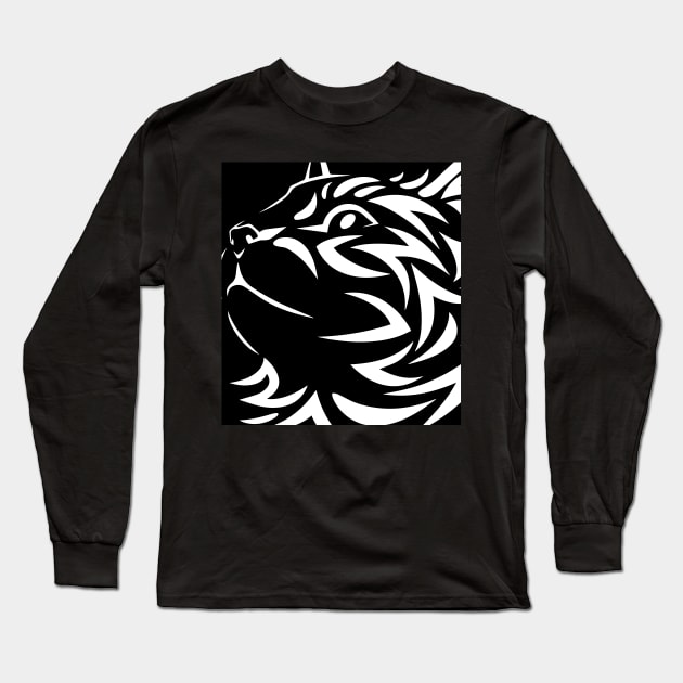 A Cat Pondering in Thought - About to do something that your going to have to clean up Long Sleeve T-Shirt by Benny Merch Pearl